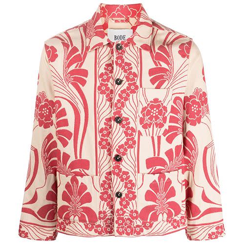 <p><a class="link " href="https://www.farfetch.com/uk/shopping/men/bode-nouveau-monstera-cotton-shirt-item-20838267.aspx?storeid=13344" rel="nofollow noopener" target="_blank" data-ylk="slk:SHOP;elm:context_link;itc:0;sec:content-canvas">SHOP</a></p><p>Bode rips up the rulebook and delivers a delightfully practical Aloha overshirt made from a heavyweight jacquard and complete with long sleeves and pockets. </p><p>£1,674; <a href="https://www.farfetch.com/uk/shopping/men/bode-nouveau-monstera-cotton-shirt-item-20838267.aspx?storeid=13344" rel="nofollow noopener" target="_blank" data-ylk="slk:farfetch.com;elm:context_link;itc:0;sec:content-canvas" class="link ">farfetch.com</a></p>