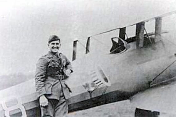 On April 14, 1918, two U.S. pilots of the shot down two enemy German planes during World WarII, the first U.S.-involved dogfight in history. One of the pilots, Lt. Douglas Campbell, became the first U.S. flying ace. File Photo courtesy the U.S. Army