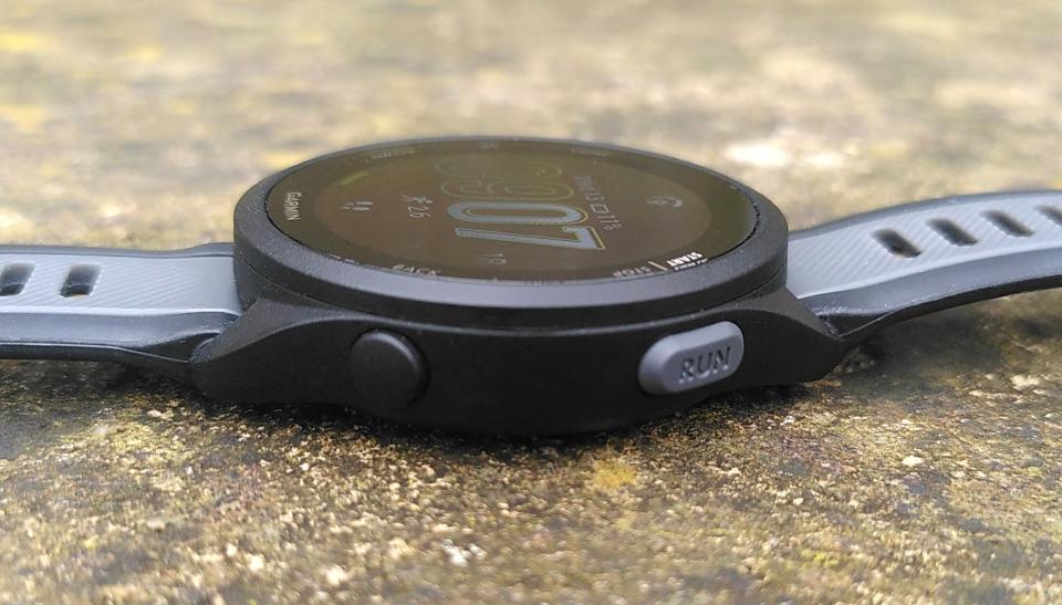 Garmin Forerunner 165 side view