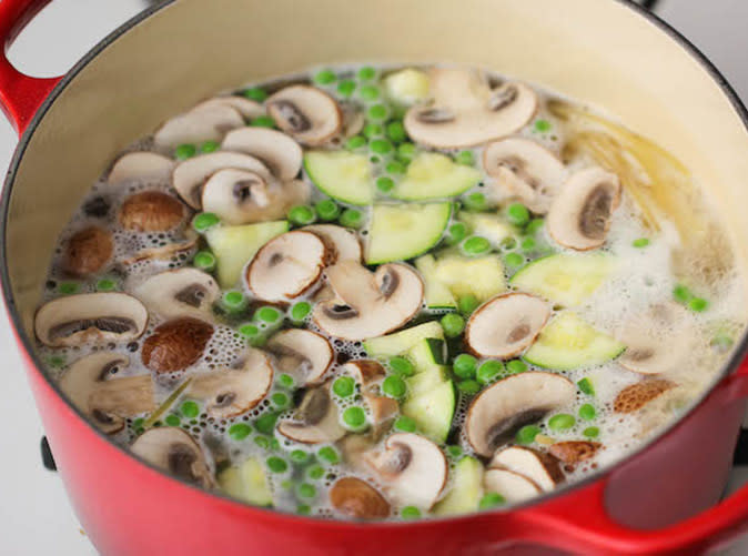 Zucchini Mushroom Pasta