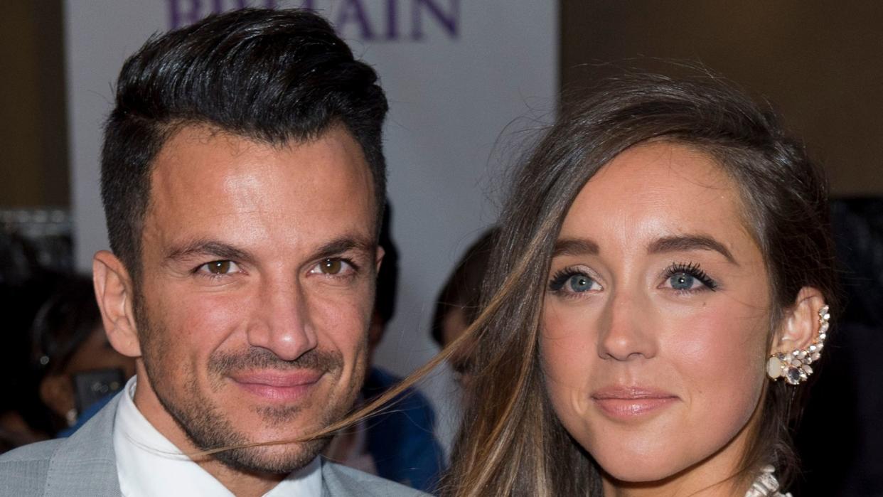 Emily and Peter Andre on the red carpet