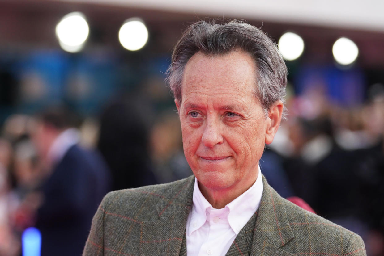 Richard E Grant arriving for the world premiere of Everybody's Talking About Jamie at the Royal Festival Hall in London. Picture date: Monday September 13, 2021. (Photo by Dominic Lipinski/PA Images via Getty Images)