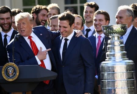 NHL: Stanley Cup Champions-St. Louis Blue White House Visit