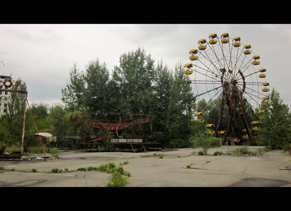 Pripyat's Amusement Park.  Photo via Ashley Hardaway 