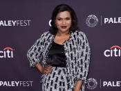 Platz 3 geht mit einem Einkommen von 13 Millionen US-Dollar an "The Mindy Project"-Star Mindy Kaling. Allerdings muss sie sich die Position mit einer Kollegin teilen. (Bild-Copyright: Richard Shotwell/Invision/AP)