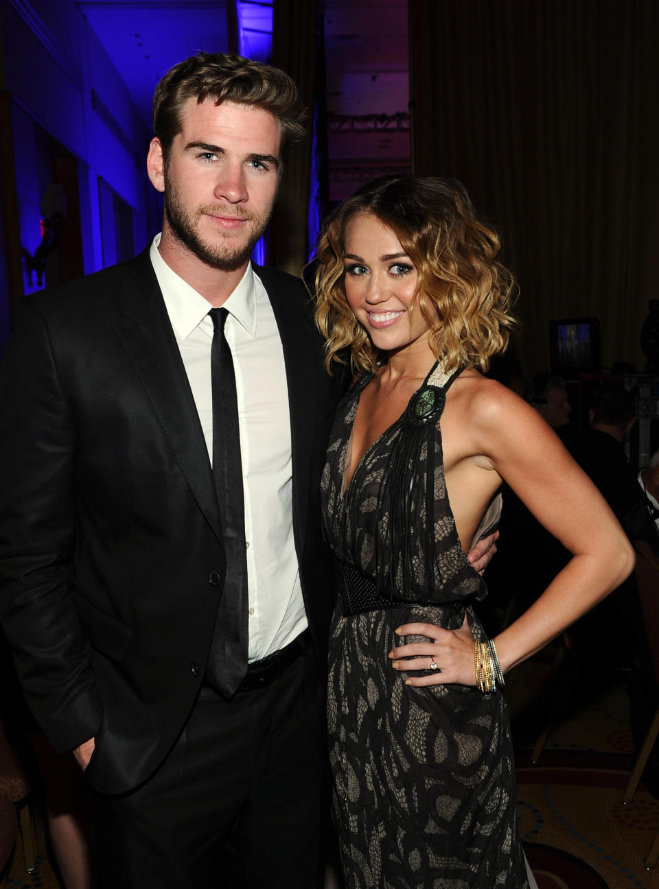 FILE:  Miley Cyrus And Liam Hemsworth Engaged