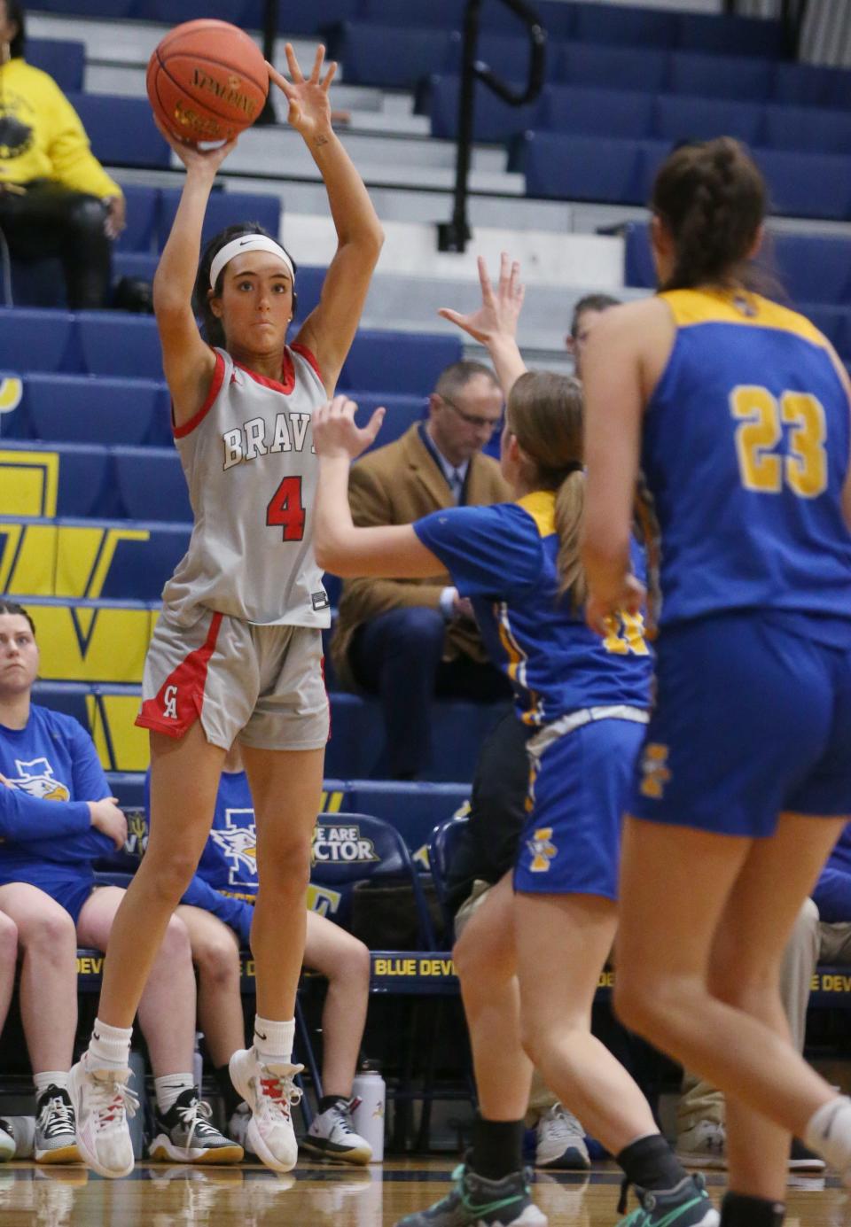 Mya Herman and her Canandaigua teammates are in the Class A state tournament final four after winning the Section V Class A Championship.