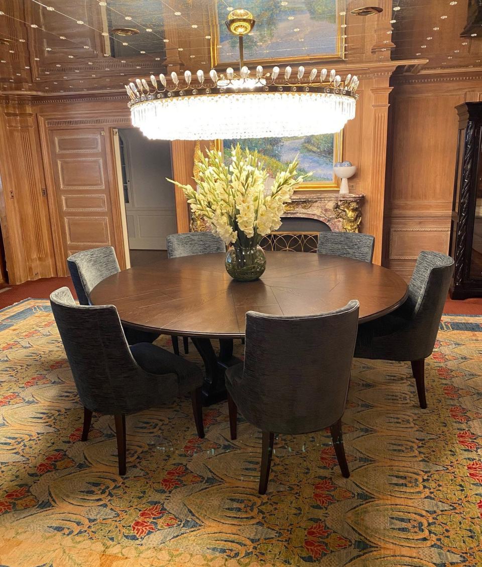 A dining area in the 2024 Symphony Designers Show House.