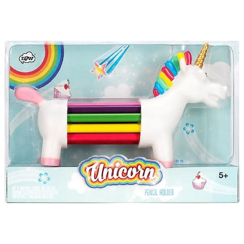 Unicorn pencil holder