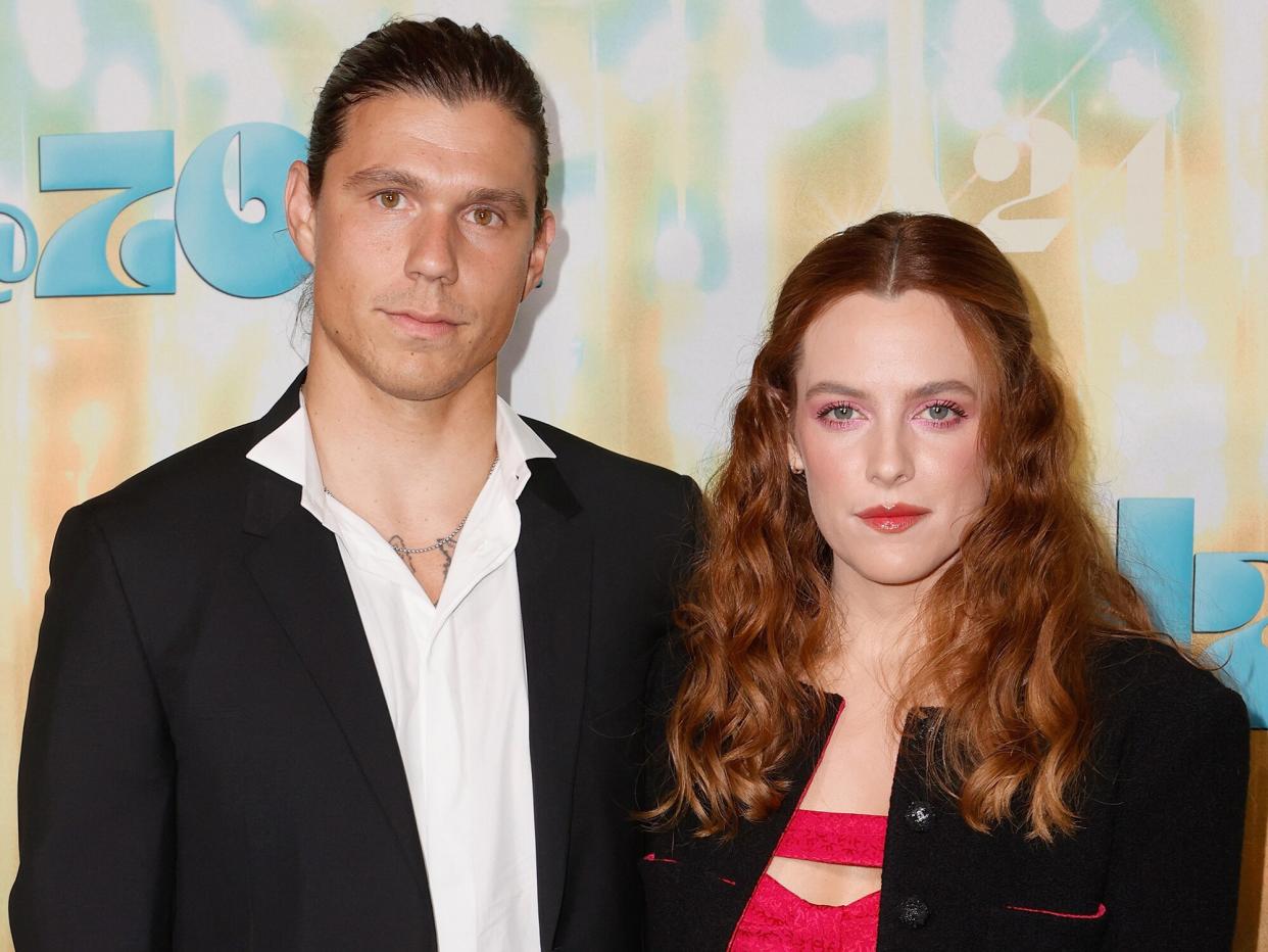 Ben Smith-Petersen and Riley Keough attend the Los Angeles Special Screening Of "Zola"at DGA Theater Complex on June 29, 2021 in Los Angeles, California