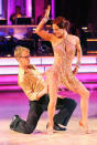 Andy Dick and Sharna Burgess perform on "Dancing With the Stars."