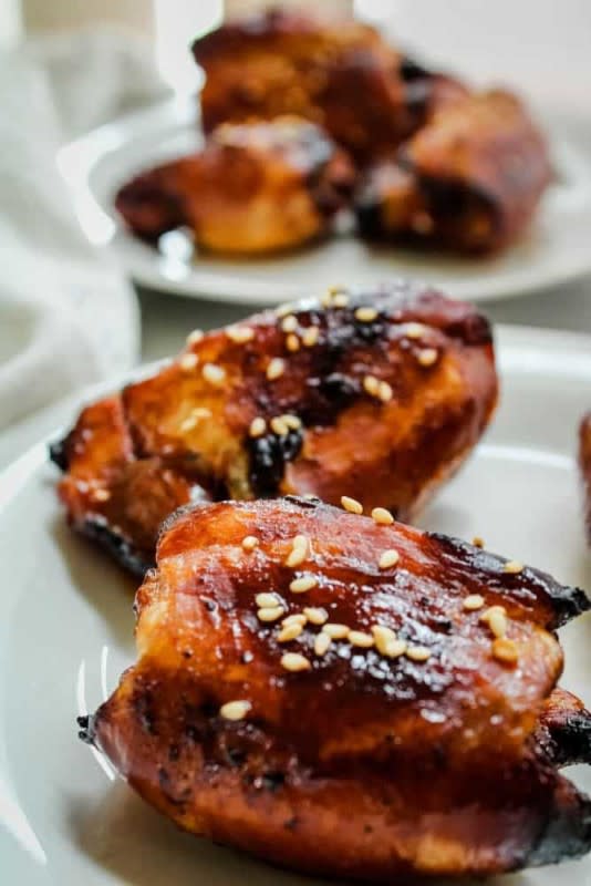 <p>An air fryer chicken thighs recipe that is easy, but flavorful.</p><p><strong>Get the recipe: <a href="https://www.everydayfamilycooking.com/air-fryer-honey-soy-chicken-thighs/" rel="nofollow noopener" target="_blank" data-ylk="slk:Air Fryer Honey Soy Chicken Thighs;elm:context_link;itc:0;sec:content-canvas" class="link rapid-noclick-resp">Air Fryer Honey Soy Chicken Thighs</a></strong></p>