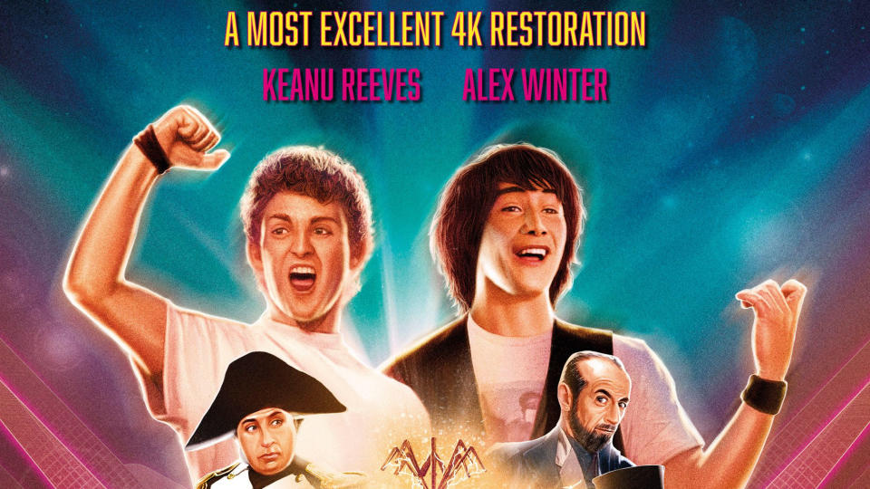 'Bill & Ted's Excellent Adventure' is receiving a brand new 4K restoration. (Credit: Studiocanal)