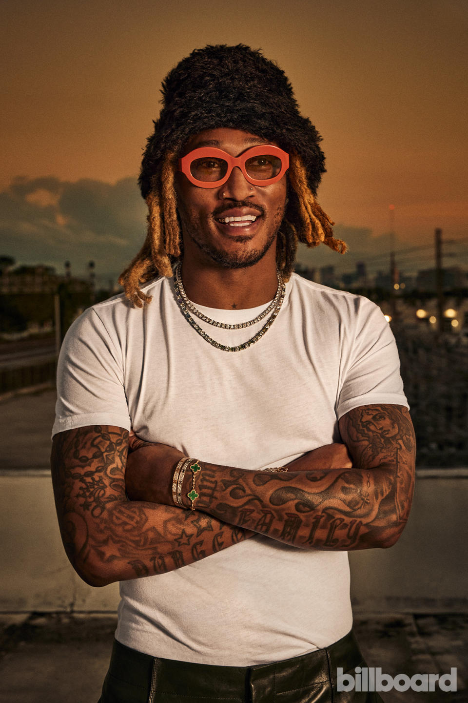 Future photographed on October 4, 2022 at Ace Studios in Miami.