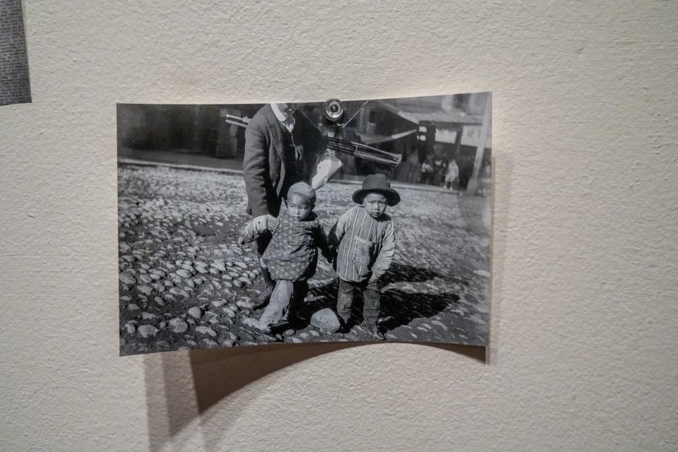 One of the archival photographs in the "Seeing Providence Chinatown" exhibit.