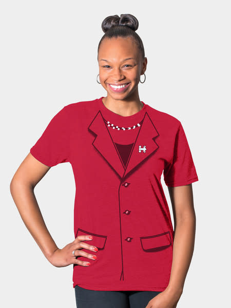 Want to dress just like Hillary minus the pantsuit? shop.hillaryclinton.com has a solution for that. The “Everyday Pantsuit Tee” makes supporting the Clinton campaign possible even outside of the office.