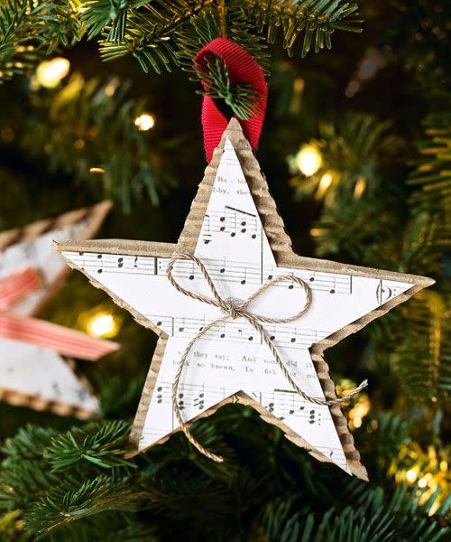 36) Sweet Tunes Star Ornament