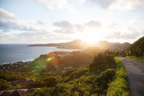 A taxi ride through St. Barts offers some excellent views - Credit: Getty