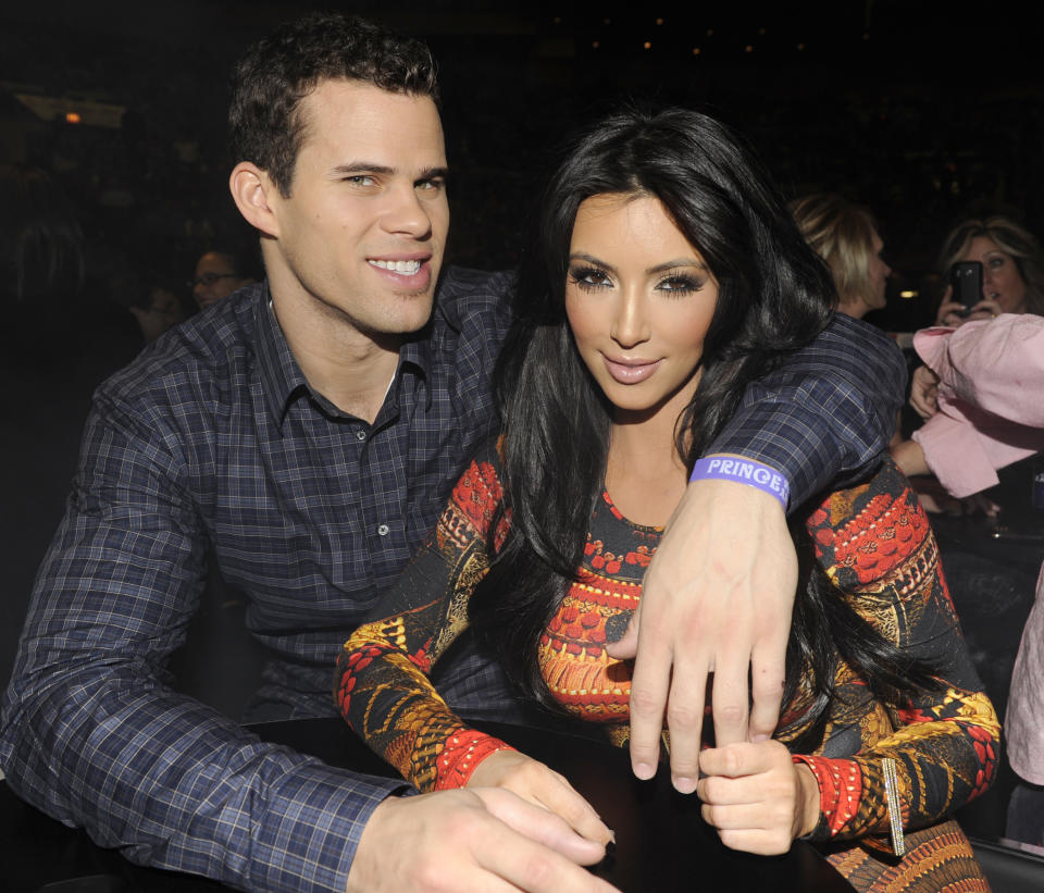 Kris Humphries and Kim Kardashian