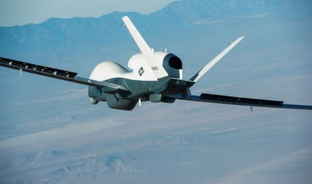 The Northrop Grumman-built Triton unmanned aircraft system completed its first flight from the company's manufacturing facility in Palmdale