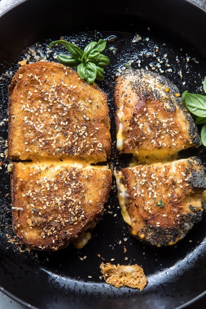 <strong>Get the <a href="https://www.halfbakedharvest.com/3-cheese-everything-spice-grilled-cheese/" target="_blank">3 Cheese Everything Spice Grilled Cheese </a>recipe from Half Baked Harvest</strong>