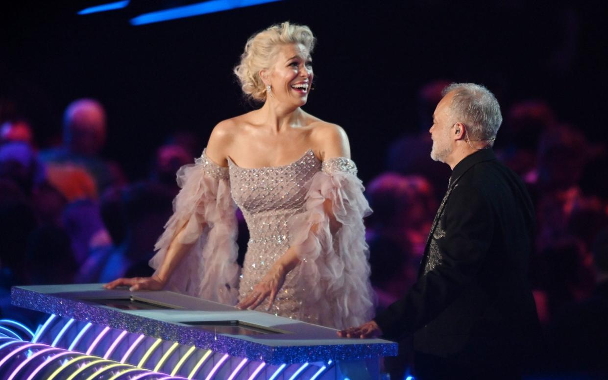 Eurovision hosts Hannah Waddingham and Graham Norton