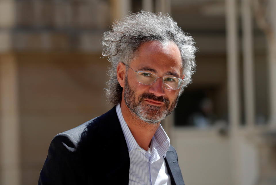 Palantir Technologies CEO Alex Karp arrives at the "Tech for Good" Summit in Paris, France May 15, 2019. REUTERS/Charles Platiau