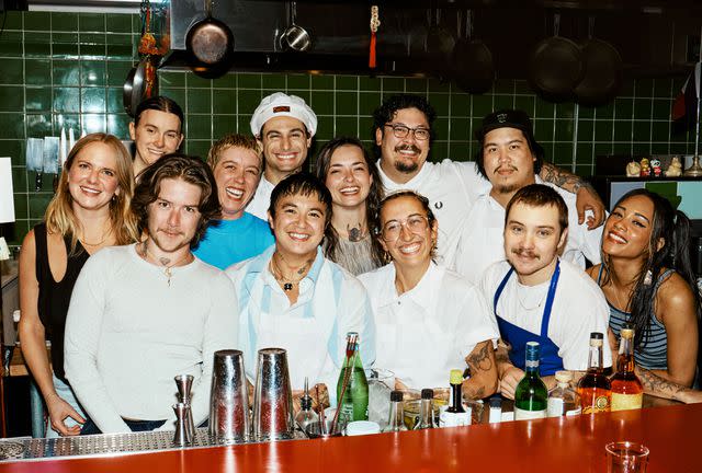 <p>Alex Lau</p> The team at Neng Jr.’s includes (front row, from left) Cherry Iocovozzi, Silver Iocovozzi, Charis Goddard, Dallas Houston, Andrea Purington, (second row, from left) Erin Hawley Files, Reba Fraser, Louise Calhoun, (back row, from left) June Melton, Angel Perez, Quinton Soemardi, and Kevin Tiongson.