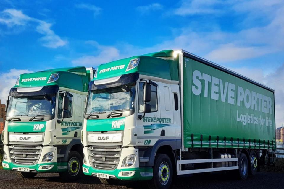 Steve Porter Transport Group lorries. <i>(Image: Contributed.)</i>