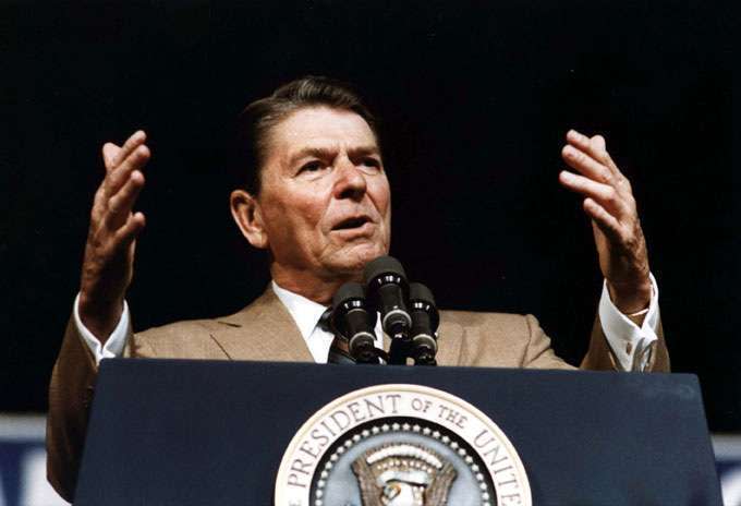 President Ronald Reagan in 1981.