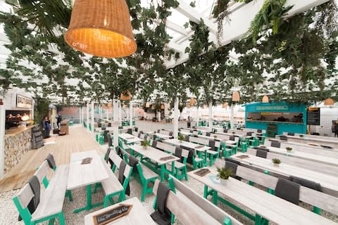 best rooftop bars in London Pergola on the Roof 