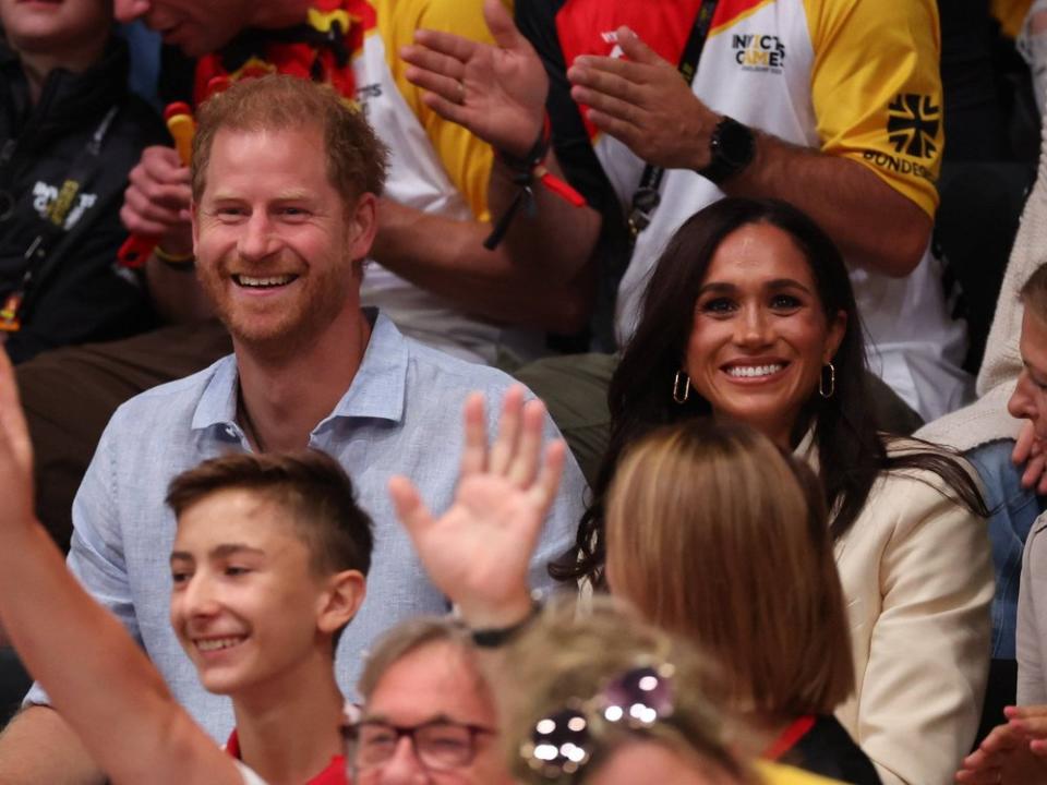 Prinz Harry und Herzogin Meghan bei den Invictus Games 2023 in Düsseldorf. (Bild: imago images/i Images)