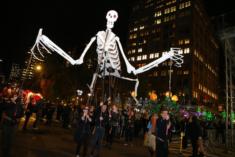 Political satire was on parade at Halloween in NYC