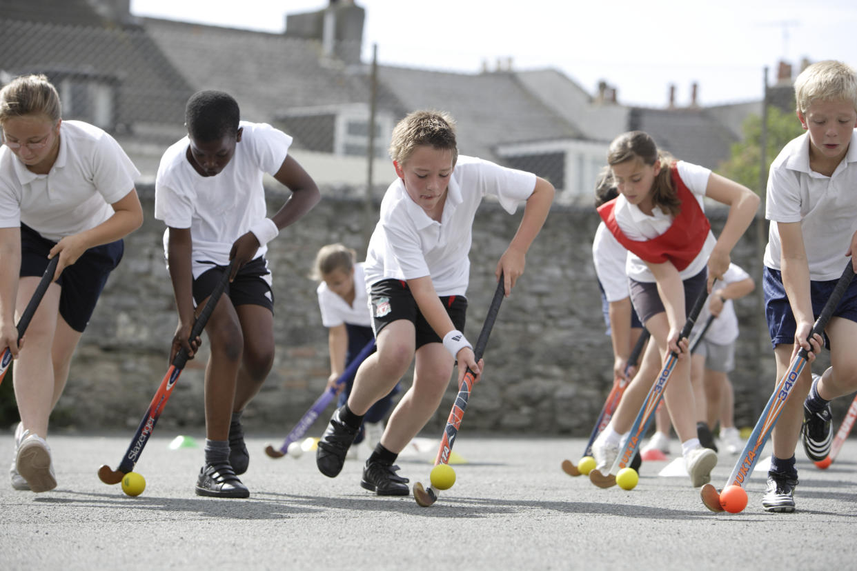 Children lost out on daily exercise while schools were closed during lockdown. (Getty/stock photo)