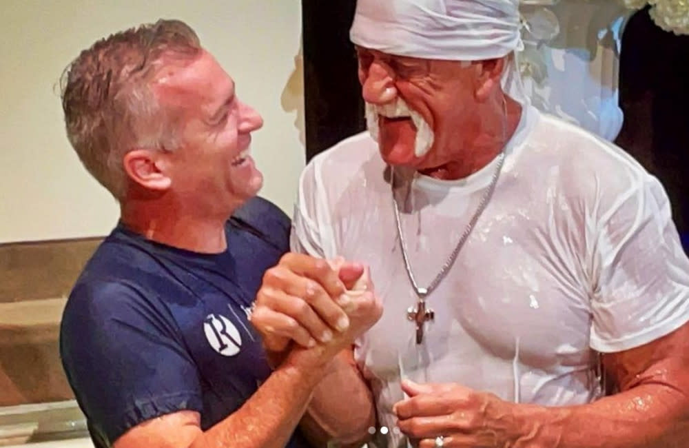 Hulk Hogan has been baptised at a church in Florida credit:Bang Showbiz