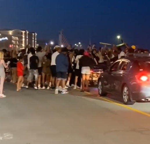 Hampton police made 29 arrests over the weekend dispersing large and unruly crowds at Hampton Beach.