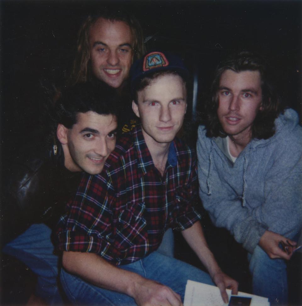 The members of Black Pool are shown in a 1991 photo. From left: Chip Sutherland, Phil Sedore, John Wesley Chisholm and Chris Murphy.