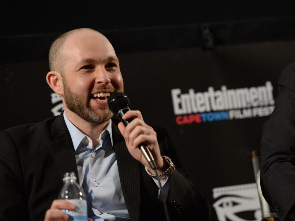 Former child actor Jeff Cohen speaks on a panel.