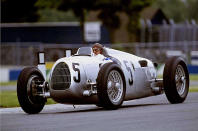 <p>The first Silver Arrows were the formidably powerful <strong>Auto Union</strong> (pictured) and <strong>Mercedes</strong> cars which almost completely dominated Grand Prix racing from 1934 to 1939, and also set a number of <strong>speed records</strong>. The name resurfaced in the mid 1950s, when Mercedes produced the extraordinary <strong>W196 F1 car</strong>. This time, the company remained in the sport just long enough for <strong>Juan Manuel Fangio</strong> (1911-1995) to secure two of his <strong>five World Championship titles</strong>.</p><p>Today's Grand Prix Mercedes are therefore at least the third batch of cars to be known as Silver Arrows, even if you don't include the times when the term was used in <strong>sports car racing</strong>.</p>