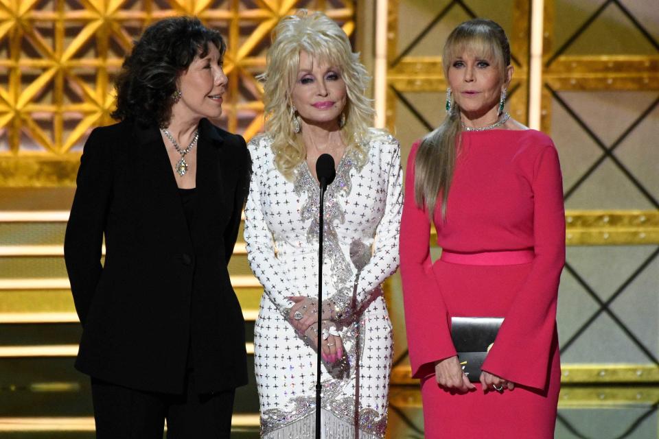 Lily Tomlin, Dolly Parton, Jane Fonda