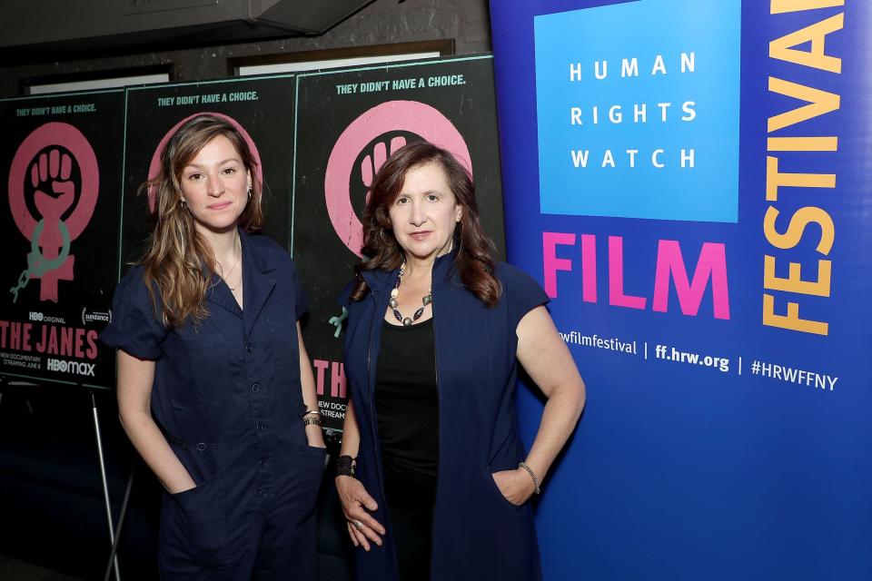 Directors of HBO's "The Janes" documentary, Emma Pildes and Tia Lessin.