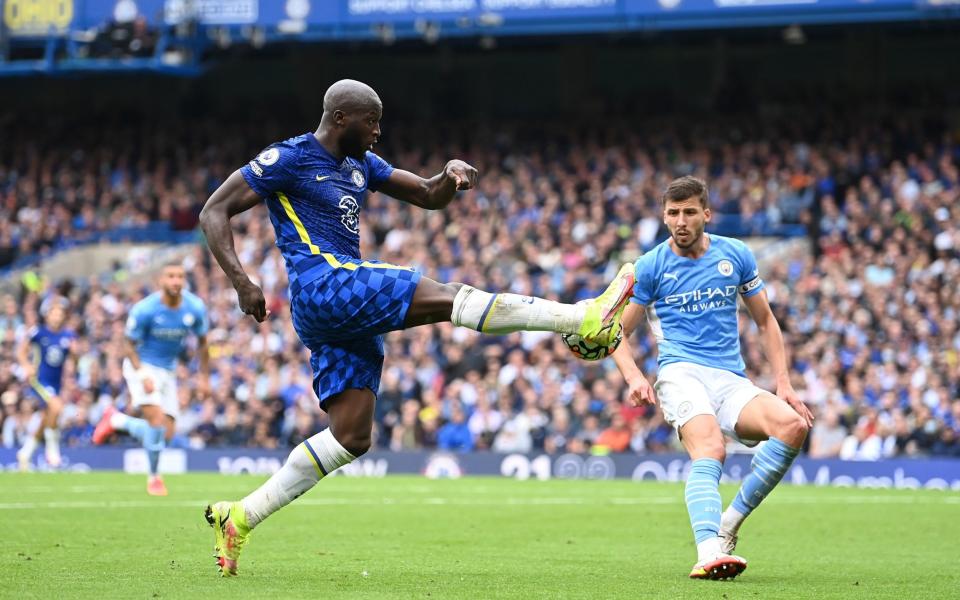 Romelu Lukaku of Chelsea  - Darren Walsh/Chelsea FC via Getty Images