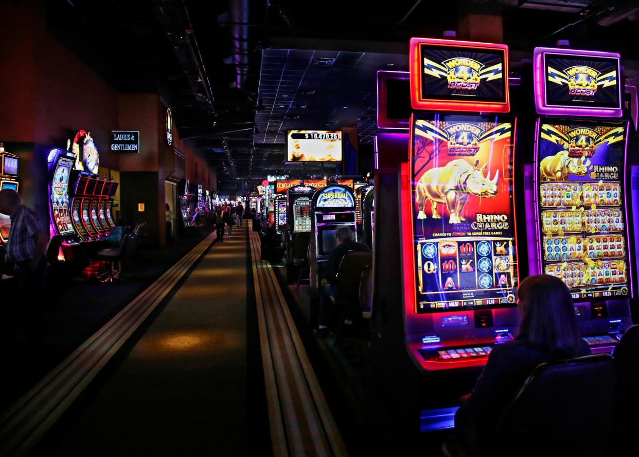 Winstar Casino and Resort, pictured here in 2019, has several thousand electronic gaming machines.