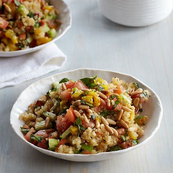 Quinoa Salad with Roasted Peppers and Tomatoes