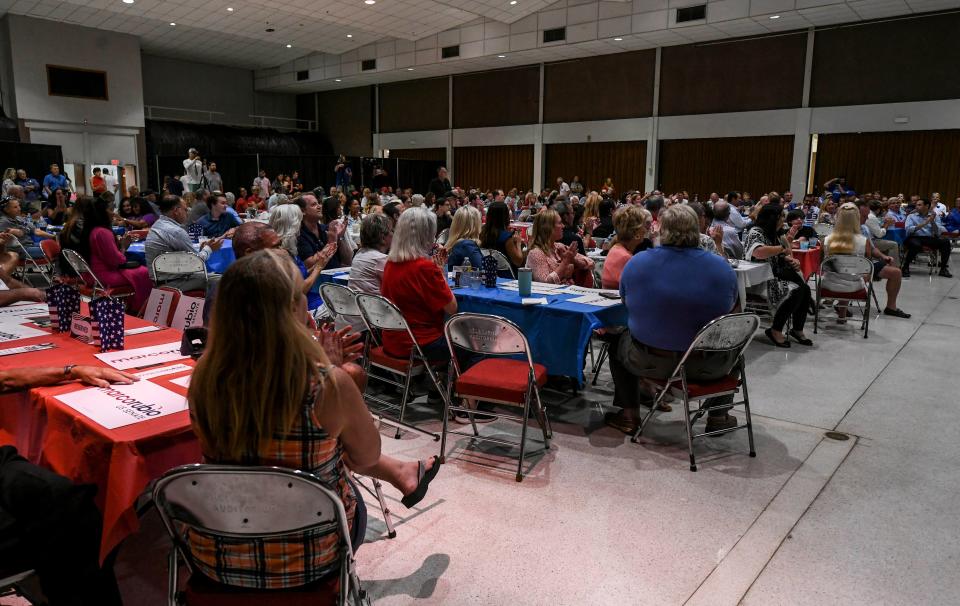 These are among the supporters of U.S. Sen Marco Rubio, who attended an event last weekend at Melbourne Auditorium. Craig Bailey/FLORIDA TODAY via USA TODAY NETWORK