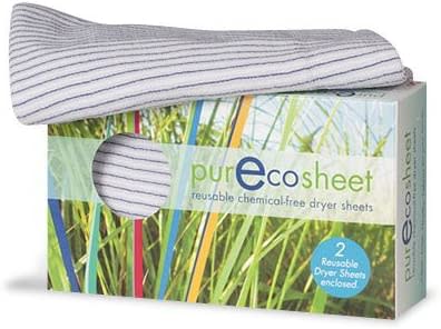 Reusable natural fabric softener sheet