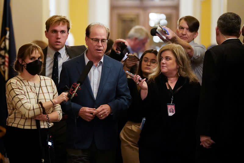 U.S. Senate Republicans meet for leadership elections at the U.S. Capitol in Washington