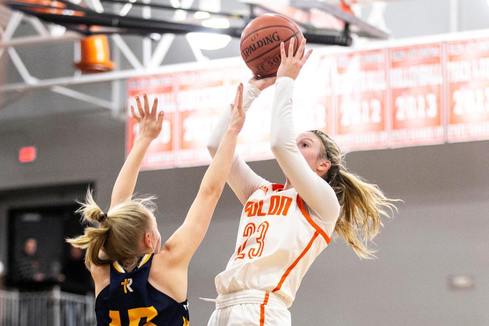 Callie Levin has two more seasons of high school basketball left to play, but she's already committed to Iowa women's basketball.