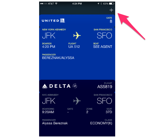 Passbook app