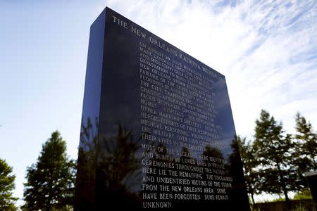 A view of the New Orleans Katrina Memorial in New Orleans, Louisiana, August 23, 2015. REUTERS/Jonathan Bachman